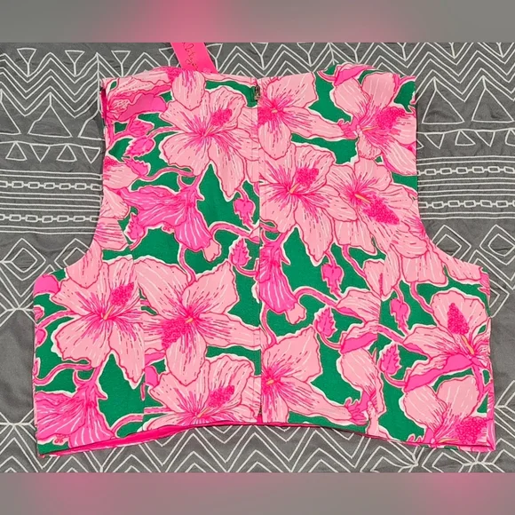 Lilly Pulitzer Leif Maxi Set In Hibis Kiss Size 12 NWT - Picture 12 of 13